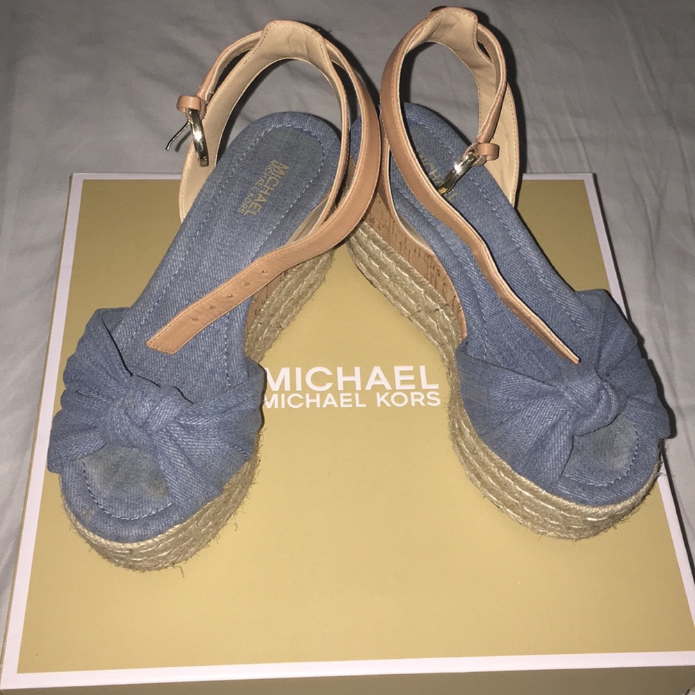 Maxwell Mid Wedge Sandal Denim